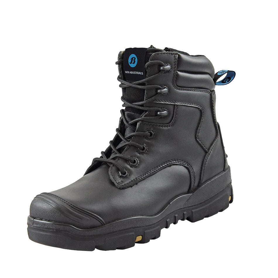Bata Longreach Black Zip hoog S3, mt 39