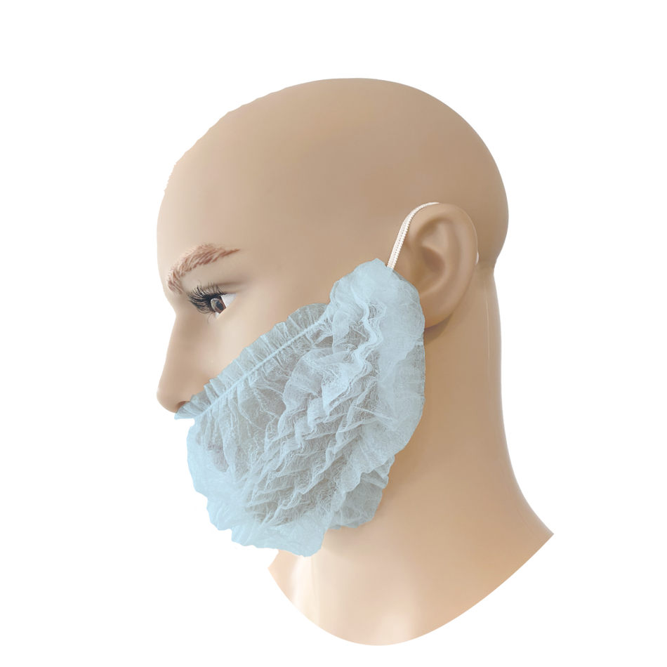 Baardmasker PP Blauw à 100 stuks