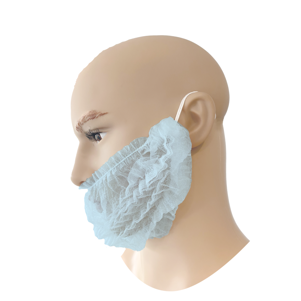 55-505 Disposable Baardmasker PP blauw - Duopro.nl