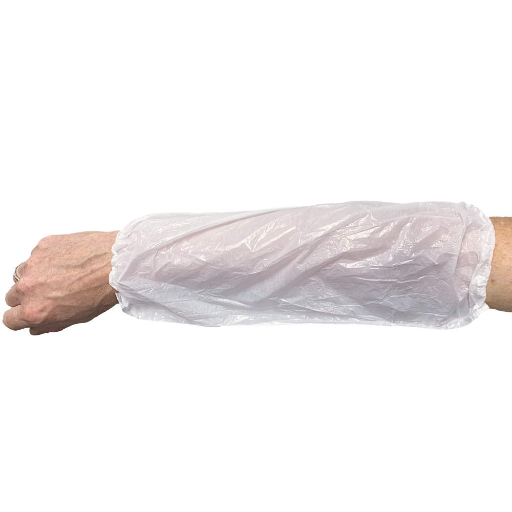 65-111 Disposable Overmouw PE 20mu, wit - Duopro.nl