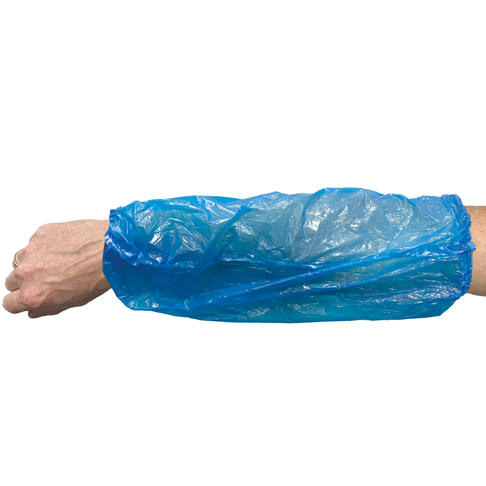 Overmouw PE Blauw 20mu 40x20 cm à 100 st