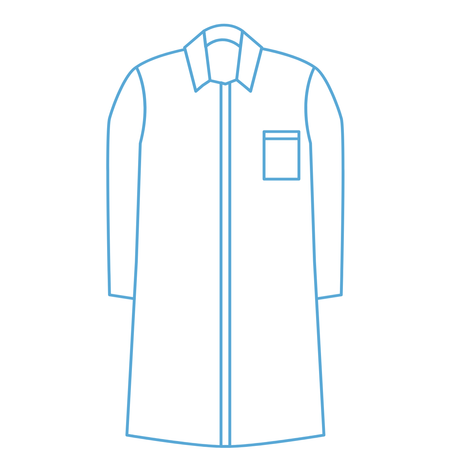 Chemdefend 110 Labojas met rits wit, 3XL