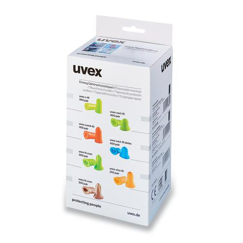 uvex xtra-fit 2112061 oranje SNR 35 dB