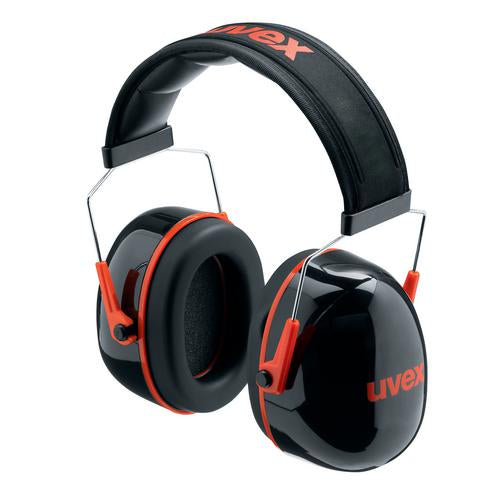 uvex K-Series 2600003 SNR 33 dB zwart/ro