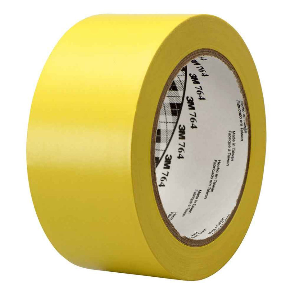 764 Vinyl Tape geel 50 mm x 33 m - Duopro.nl