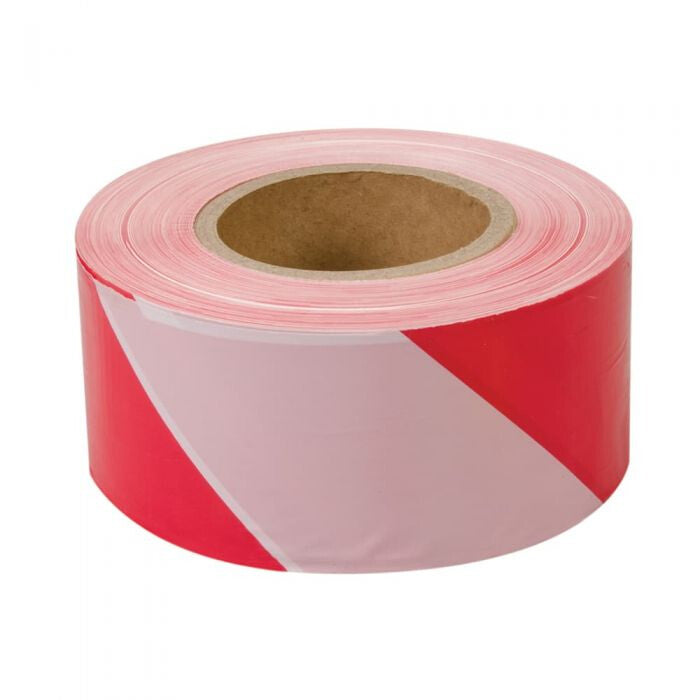 Afzetlint rood/wit 500 meter