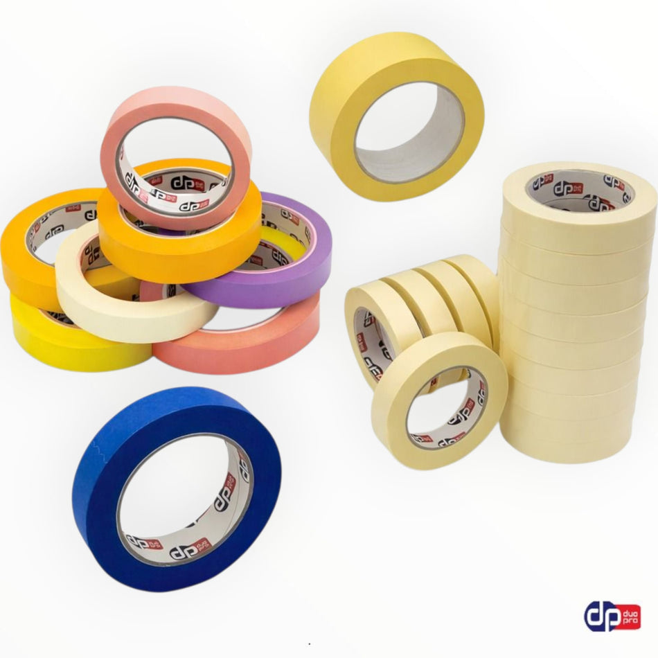 Professionele maskingtapes voor strakke verflijnen en schilderwerk
