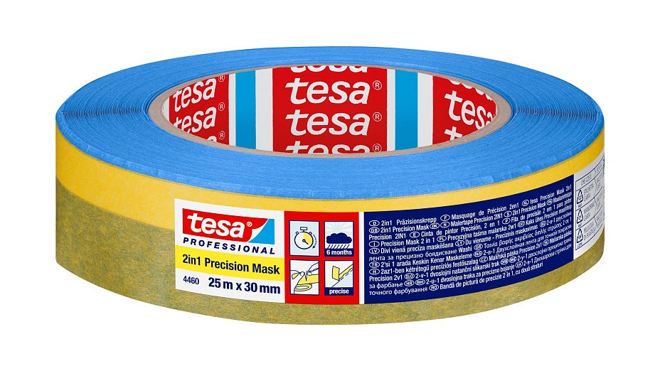 tesa 4460 Tape voor nauwkeurig afplakken 2-op-1 - productafbeelding
