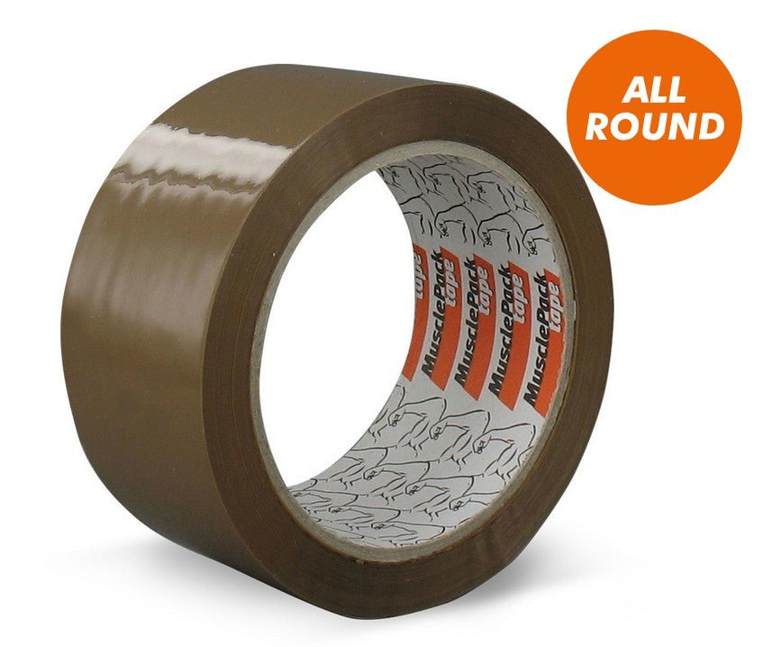 Musclepack® Standaard PP - AC Low noise bruin verpakkingstape - Duopro.nl