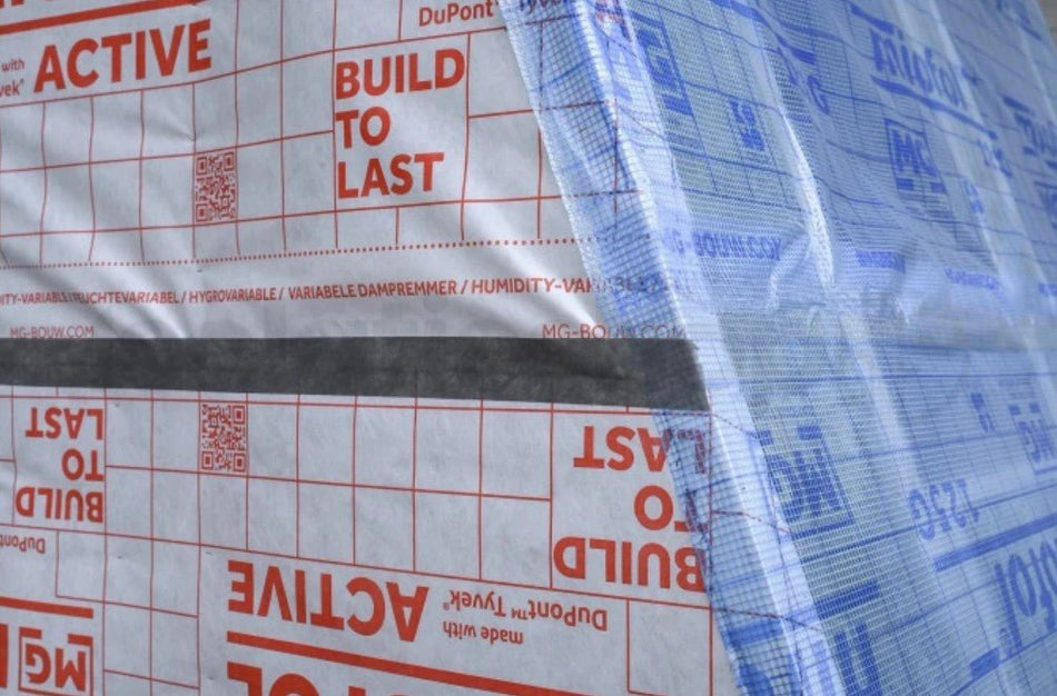 SV‑400 Spinvliestape Zwart – Professionele Wind‑ en Waterdichte Afdichting - Duopro.nl