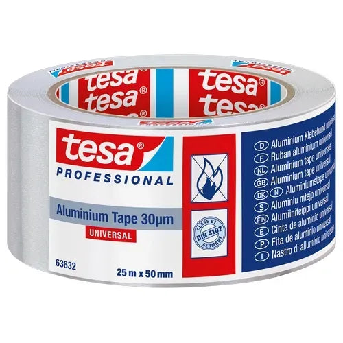 tesa 63632 Aluminium Tape Universal 30 μm - productafbeelding