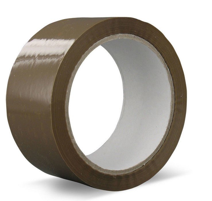 Verpakkingstape PP Solvent Bruin - Duopro.nl