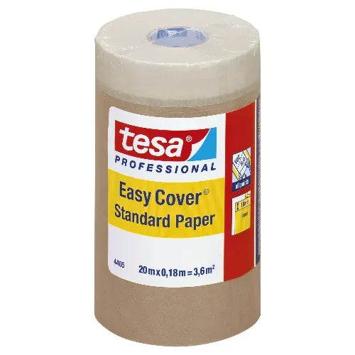 tesa 4405 Maskeringspapier met afplaktape - productafbeelding