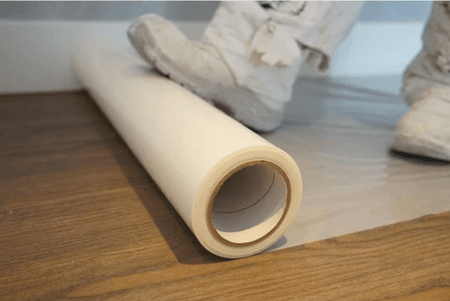 BFH-75 Zelfklevende beschermfolie wit, harde ondergrond (voor een scherpe pallet prijs, mail/app/bel) - Duopro.nl