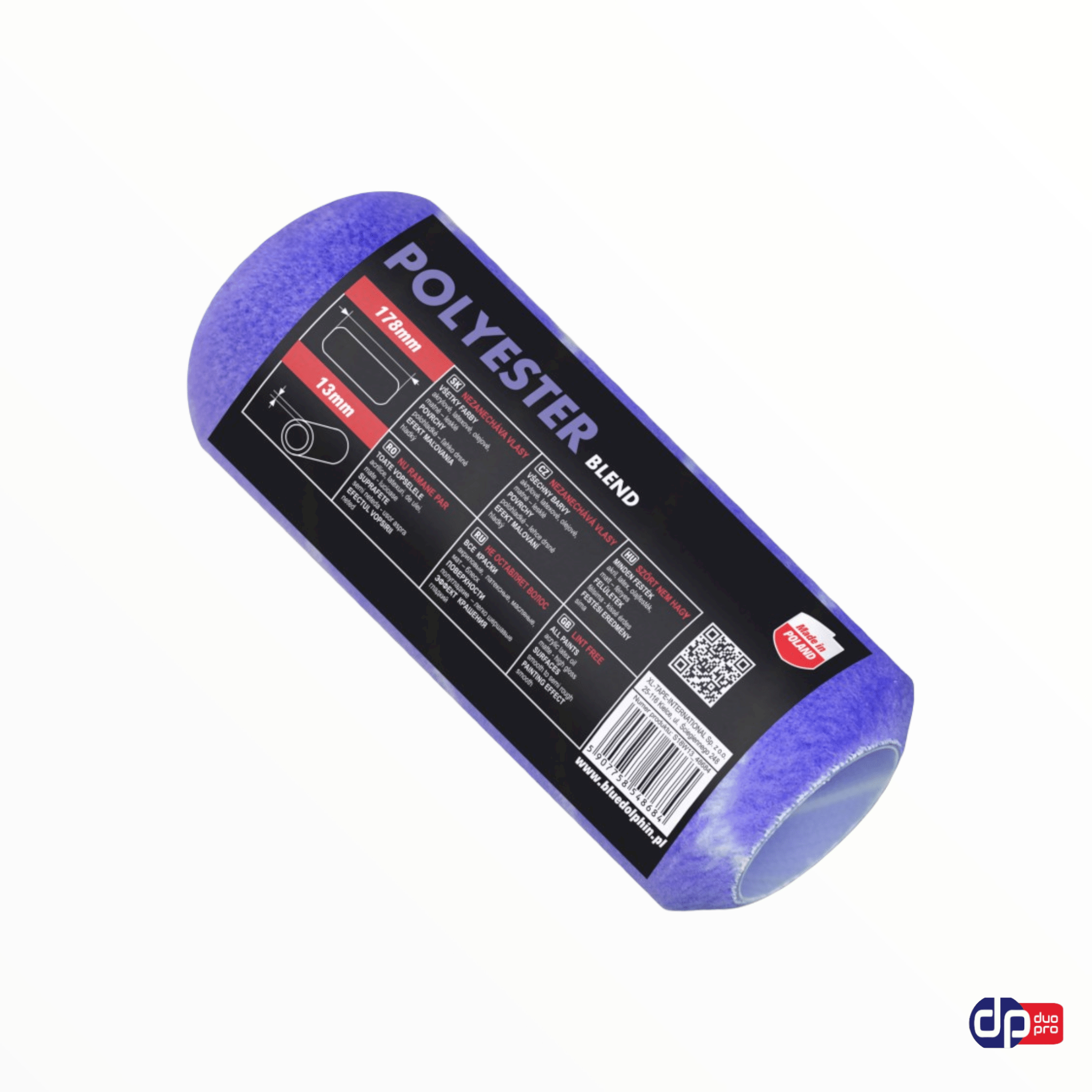 VR-7550 [BD330] Verfroller Spinner 9mm vacht Extra glad - Duopro.nl